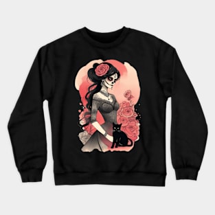 Catrina Cat Crewneck Sweatshirt